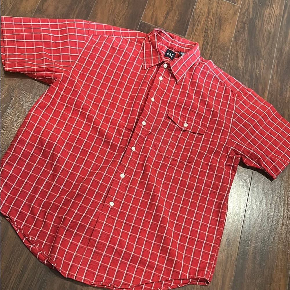 Mens GAP Casual Button Down Shirt